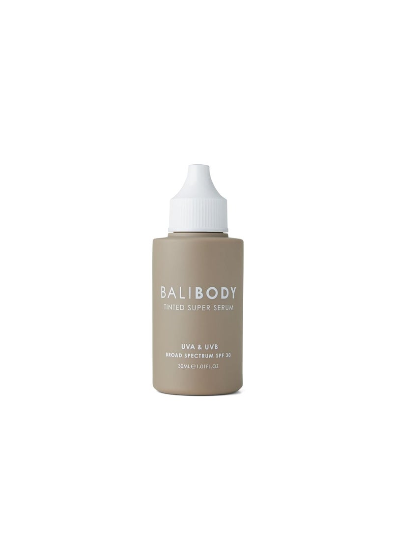 Bali Body - Bali Body Tinted Super Serum SPF30  Natural Tan Daily Skincare for All Skin Types  Hyaluronic Acid Infused Skin Perfector for Glowing Skin  Vegan Cruelty Free Australian Made 30ml101fl oz - Image 1