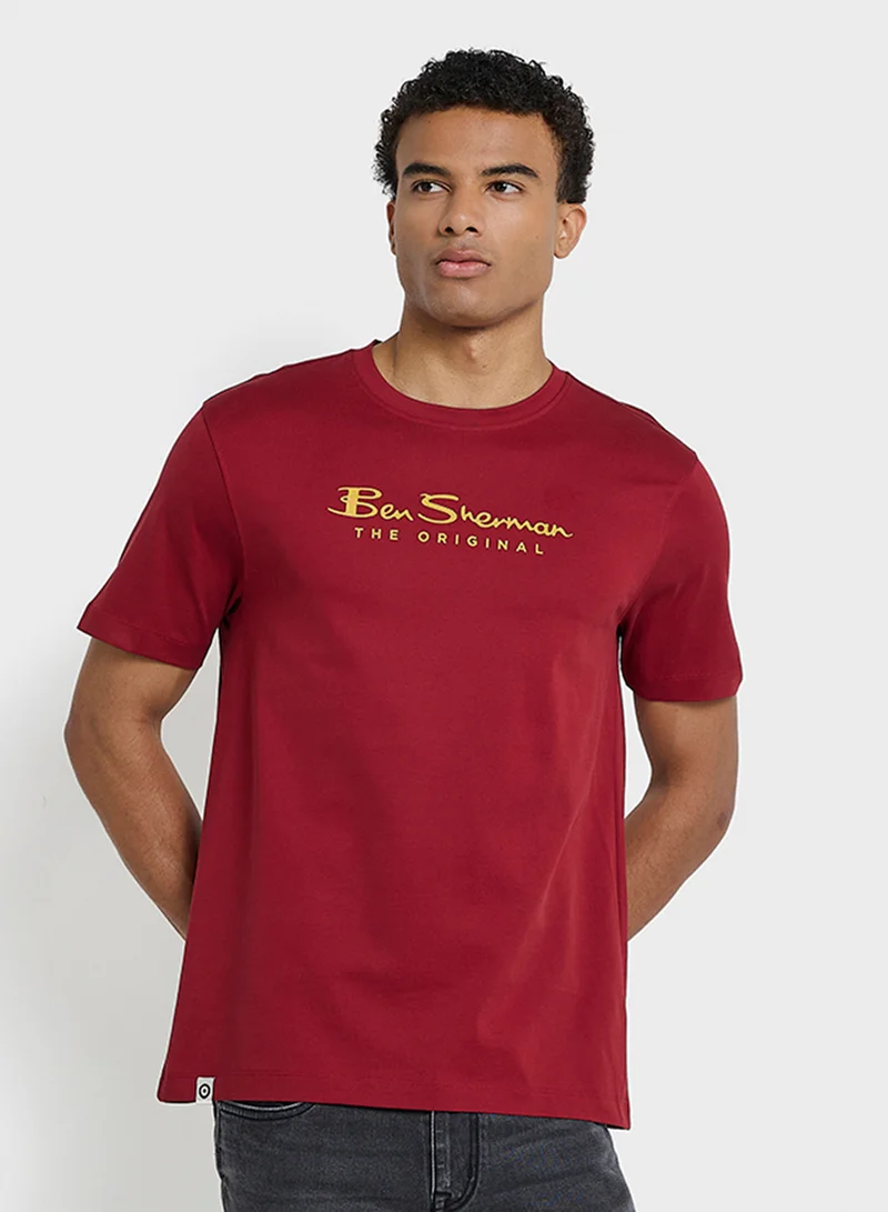 بين شيرمان Special Technique Crew Neck T-Shirt