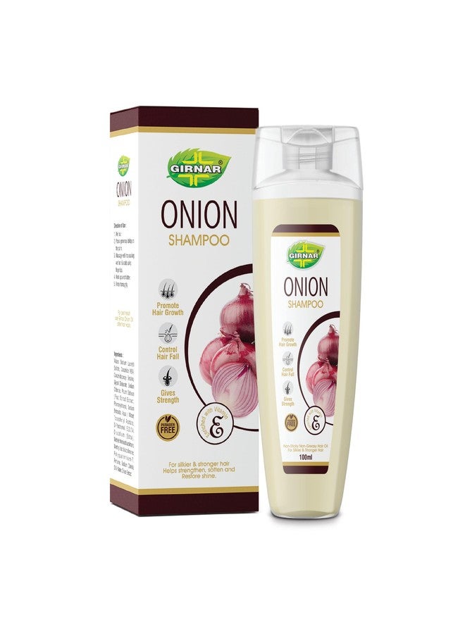 Girnar Onion Shampoo | Hair Growth & Hair Fall Control Shampoo | Enriched with Onion Oil & Vitamin E | 100ml - Image 2