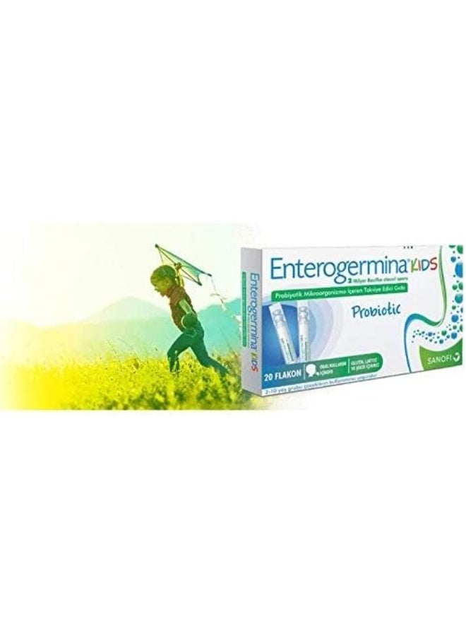 ENTEROGERMINA KIDS (20 Vials in Each Pack) Bacillus Clausii Probiotic 2 Billion CFU/5mL for Kids (1) - Image 5