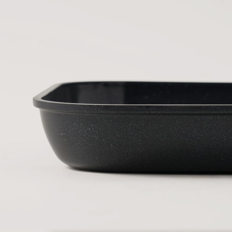 ألبرتو مقلاة شواء ألومنيوم 3 لتر، أسود - Image 5