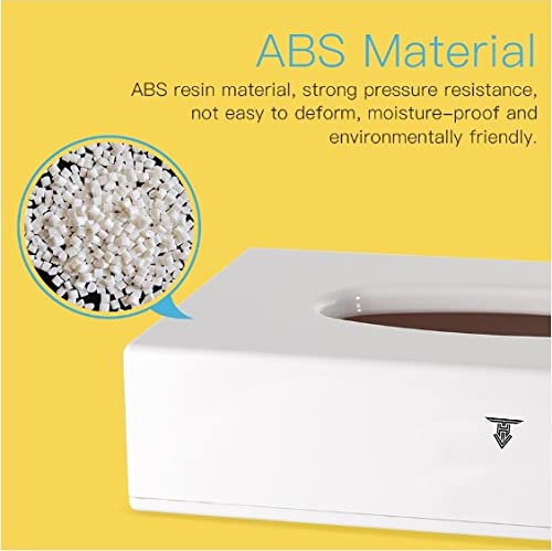 TARGET HYGIENE Facial Tissue Paper Holder | Table Top Facial Tissue Paper Holder Dispenser with Lock (Free Pack of 1 Tissue Packet) - Image 5