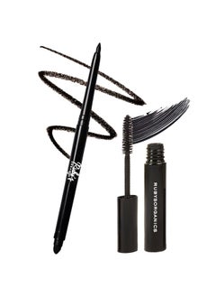 Ruby's Organics Ruby's Organics Kohl and Mascara Beauty Gift Kit for Women- Long-Lasting Intense Pigment, Smudge Proof, Everyday Eye Makeup Kajal, 100% Natural & Non-Toxic, Eye-Friendly, Daily Use - Black (Combo Pack of 2)  - Image 2