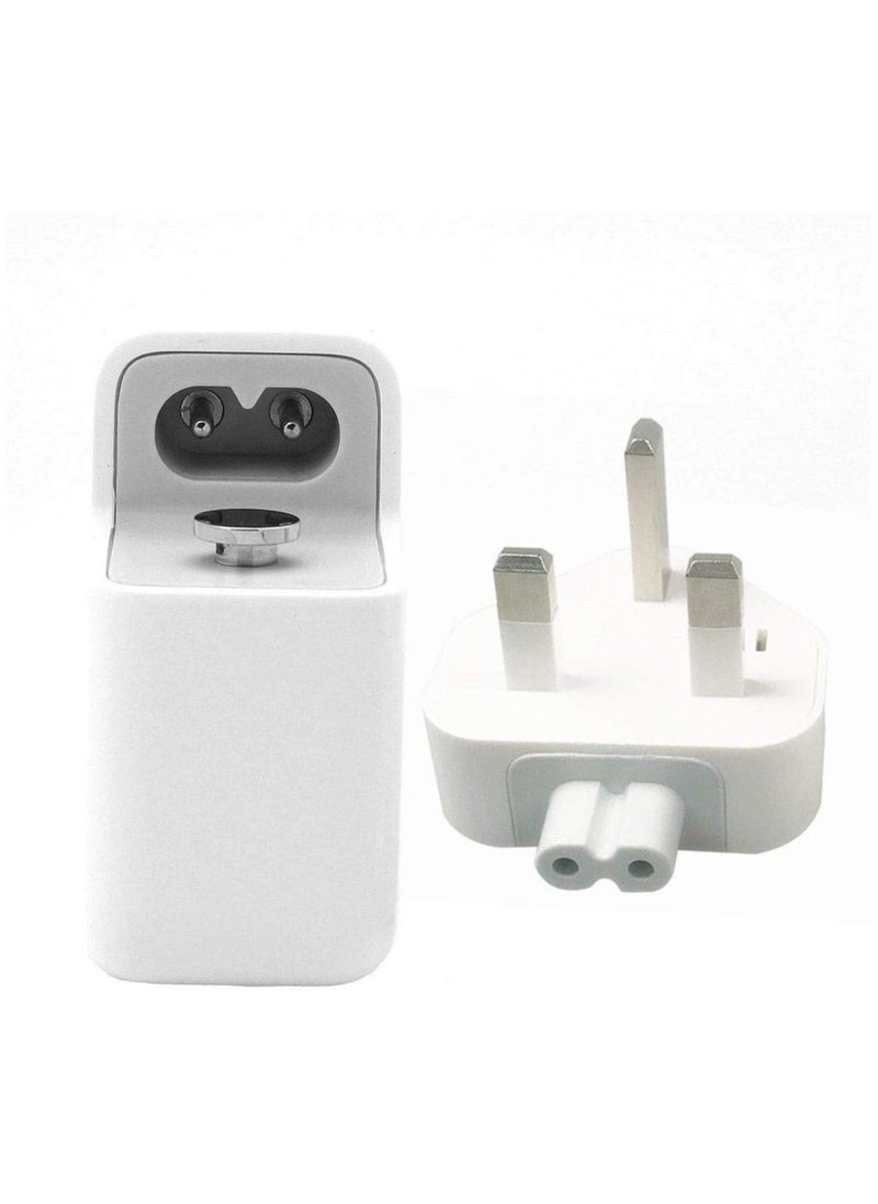 Generic - Usb Type C Wall Plug Power Adaptor Pd Charger Replacement 61W With 200Cm Cable For Macbook Pro 13 Inch And Type C Mobile And Iphone White - Image 1