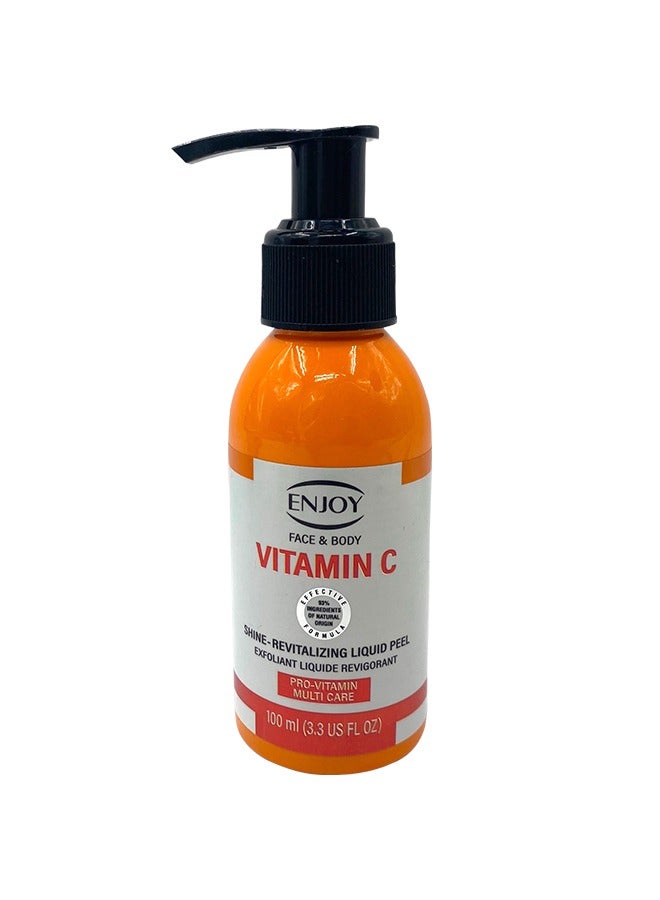 ENJOY Liquid Peeling with Vitamin C – Fast & Effective Exfoliation | Orange Extracts & Turkish Technology - Image 5