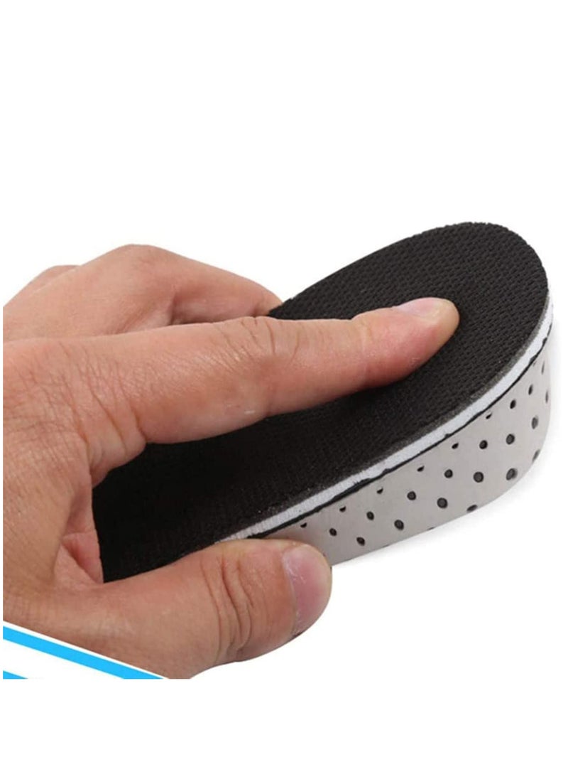 Generic - Height Increase Insole Memory Foam Heel Cushion Inserts Shoe Lifts Taller Pad Invisible Balancer for Men & Women for Leg Length Discrepancies (One Size Fit) - Image 1