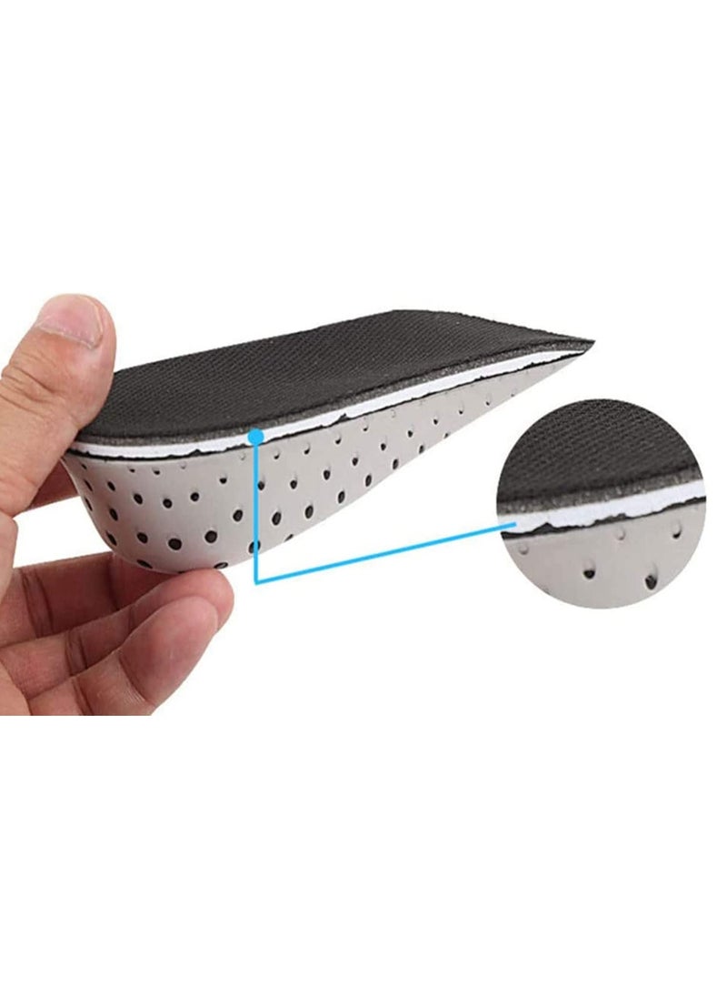 Generic - Height Increase Insole Memory Foam Heel Cushion Inserts Shoe Lifts Taller Pad Invisible Balancer for Men & Women for Leg Length Discrepancies (One Size Fit) - Image 1
