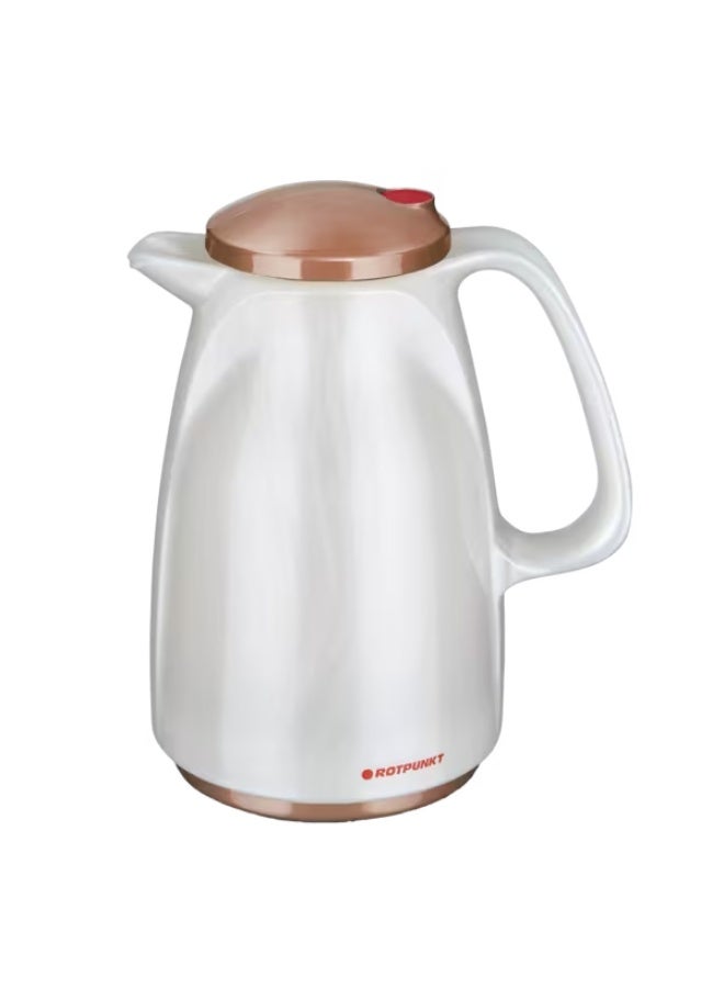 ROTPUNKT Durable and Elegant Design Vacuum Jug White and Brown 500ml