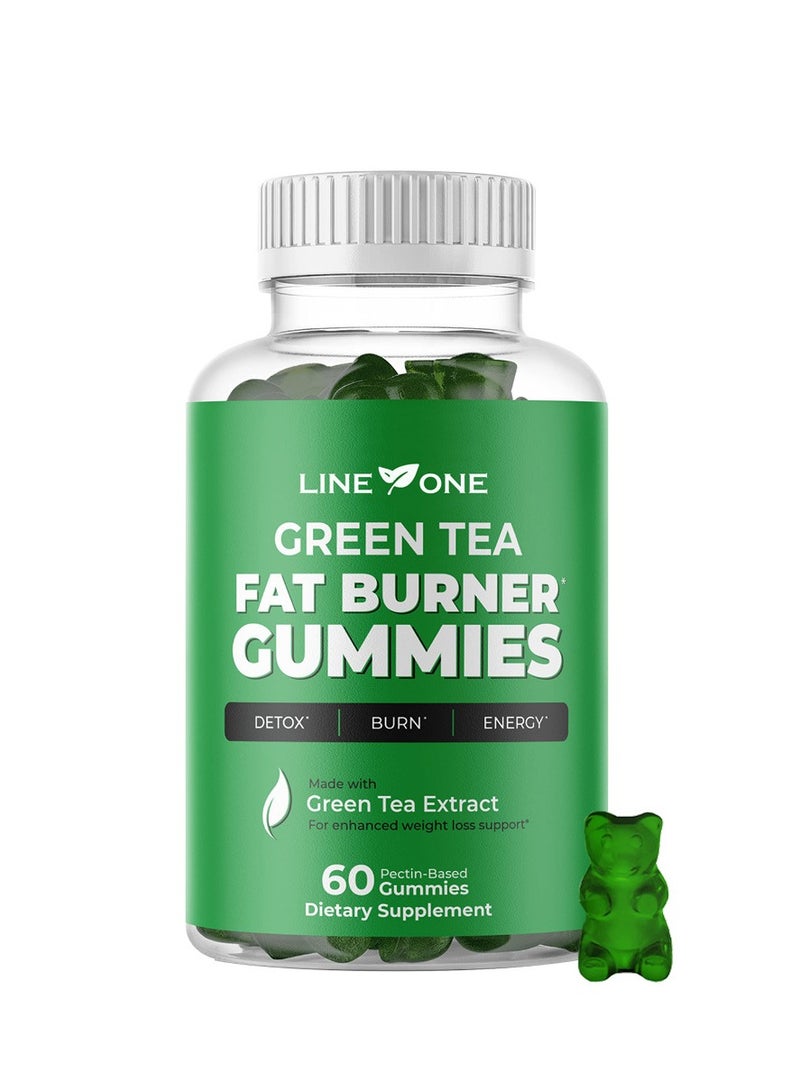 LINE ONE Green Tea Fat Burner Gummy to Burn Stubborn Belly Fat - Image 1