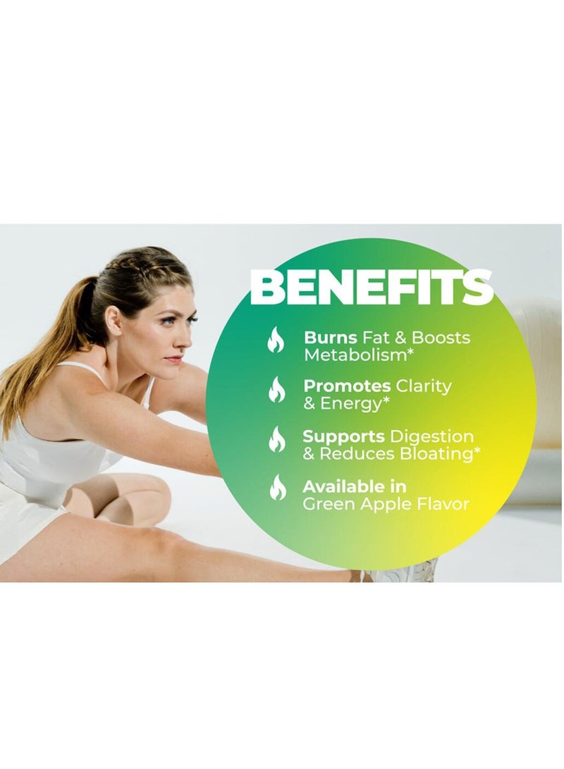 LINE ONE Green Tea Fat Burner Gummy to Burn Stubborn Belly Fat - Image 4