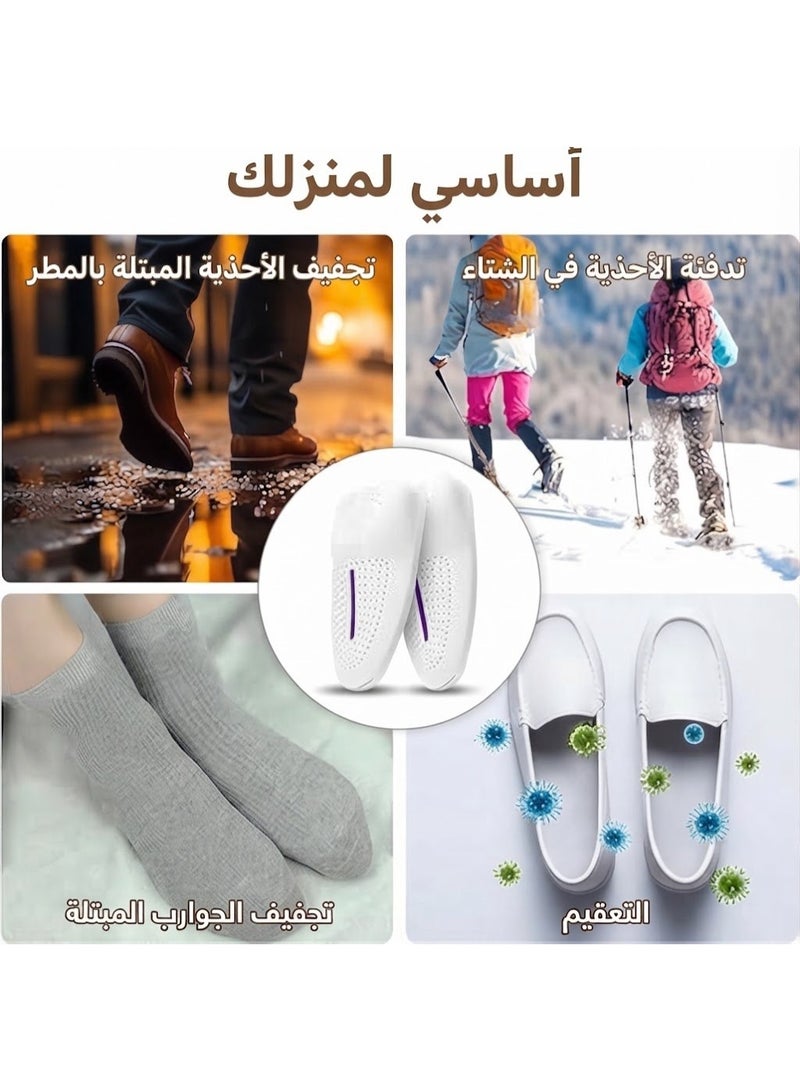 Electric Shoe Dryer, Portable Shoe Sterilizer and Deodorizer with Overheat Protection, 45-65°C Heating Temperature - Image 5