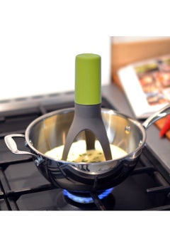 SYOSI Automatic Triangle Stirrer, Adjustable Electric Hand Whisk Blender 3 Speeds Automatic Mixer Portable Kitchen Gadgets Stir Mixing Egg Beater for Frappe, Matcha, Hot Chocolate Green  - Image 4