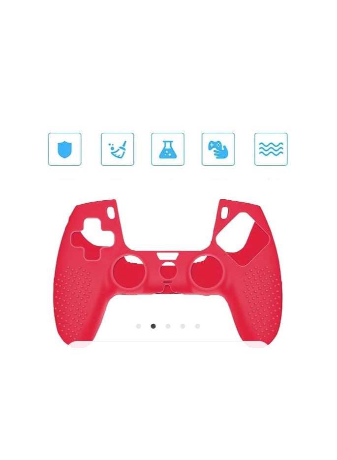 اويفو OIVO SILICONE CASE FOR PS5 CONTROLLER (Red) - Image 2