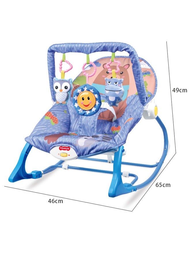Baby Rocking Chair Toy Newborn Sleeping Artifact Multifunctional Baby Recliner Rocking Chair Toy - Image 2