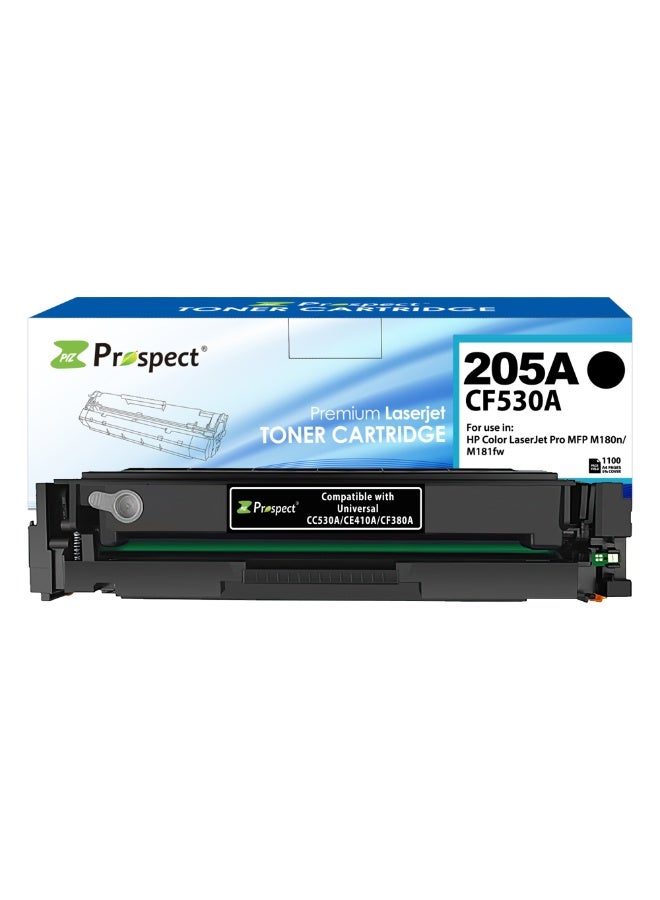 Prospect Toner 205A CF530A Black Laser Compatible with HP 205A CF530A for Printers HP Color LaserJet Pro MFP M180n M181fw ( Black )  - Image 1