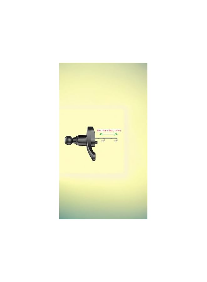 green tiger Universal Air Vent Car Phone Holder, 360° Swivel Arm & Extension Rod, Ball Joint for Secure Mounting - Easy Install Windshield Dashboard Clip-On Accessory - Image 5