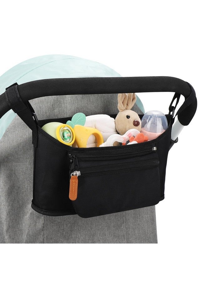 Accmor Universal Stroller Organizer with Detachable Phone Bag, Stroller Bag Caddy Organizer Stroller Accessories for Uppababy, Baby Jogger, Nuna, Doona, Britax Strollers - Image 1
