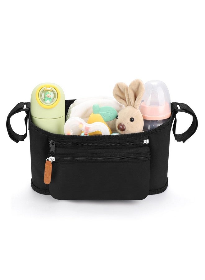 Accmor Universal Stroller Organizer with Detachable Phone Bag, Stroller Bag Caddy Organizer Stroller Accessories for Uppababy, Baby Jogger, Nuna, Doona, Britax Strollers - Image 3