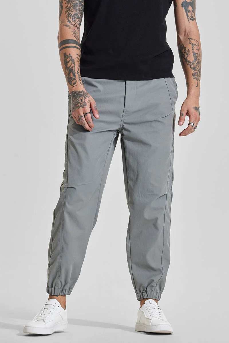 SNITCH بنطلون رياضي رمادي بقصة مريحة