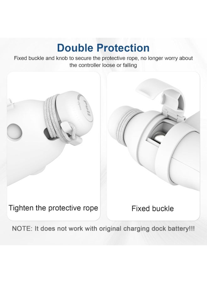 AMVR Golf Club Attachment Compatible with Meta/Oculus Quest 3S/Quest 3, Non-Slip VR Golf Handle Grip for Golf +, 80 Degree Design Keep Tracking （for Right Controller, Not for Charging Dock Battery） - Image 5