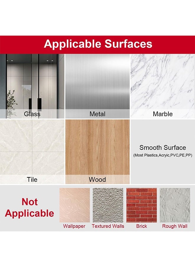 1.97x3.94 inch Hook and Loop Strips with Adhesive, Nylon Heavy Duty Hook and Loop Tape, Excellent Grip, Interlocking Tape, for Sewing, Crafting, DIY, Wall Adhesive - Image 5