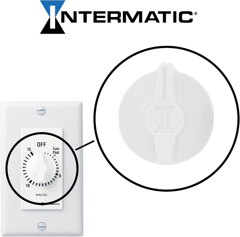 Intermatic 146MT574 Timer Knob for FD Series Spring Wound Timers - White - Image 3