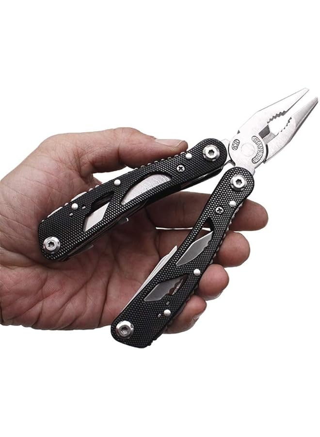 PROMASS promass Stainless Steel Multitool Pliers Set – Professional Multi-Tool with Replaceable Screwdriver Bits, Pocket Knife, Heavy-Duty Pliers, And Screwdriver Sleeve, Ideal for Outdoor Use(Silvery)  - Image 5