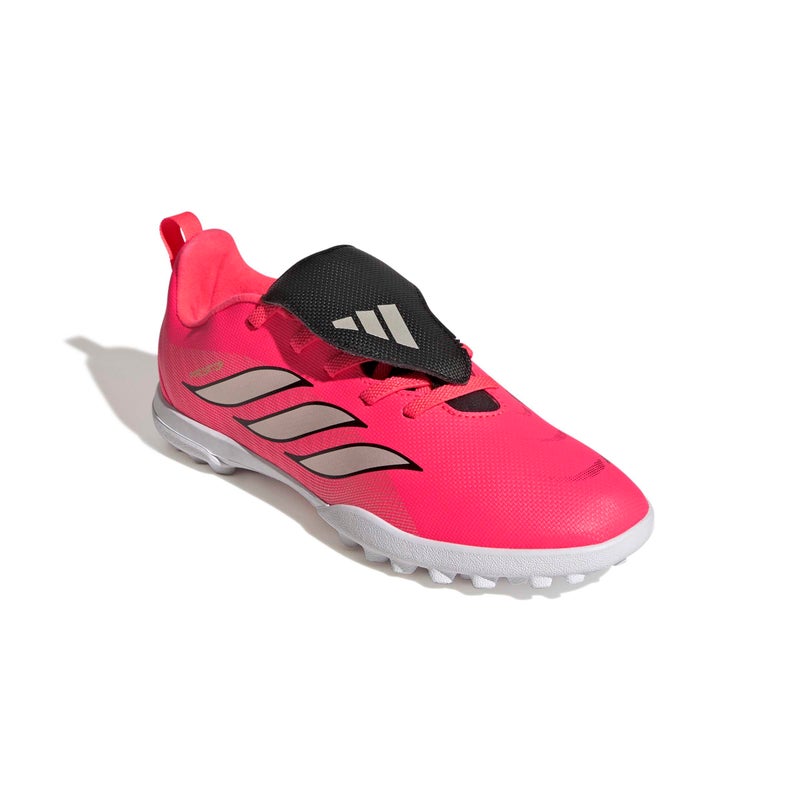 adidas Predator Club Fold-Over Tongue Elastic Laces Turf Football Boots Kids - Image 5