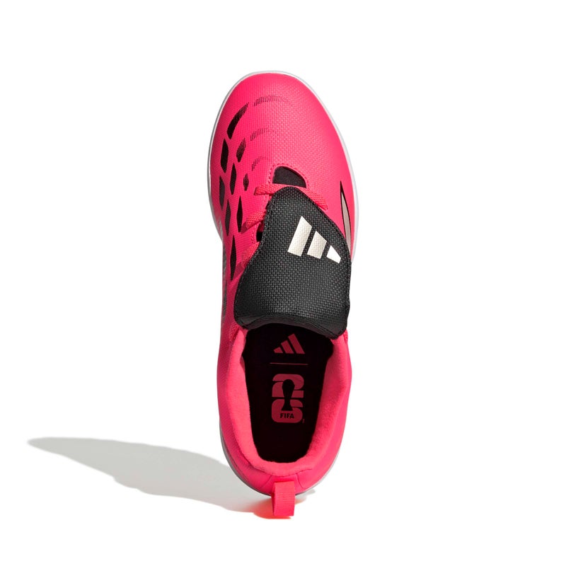 adidas Predator Club Fold-Over Tongue Elastic Laces Turf Football Boots Kids - Image 2