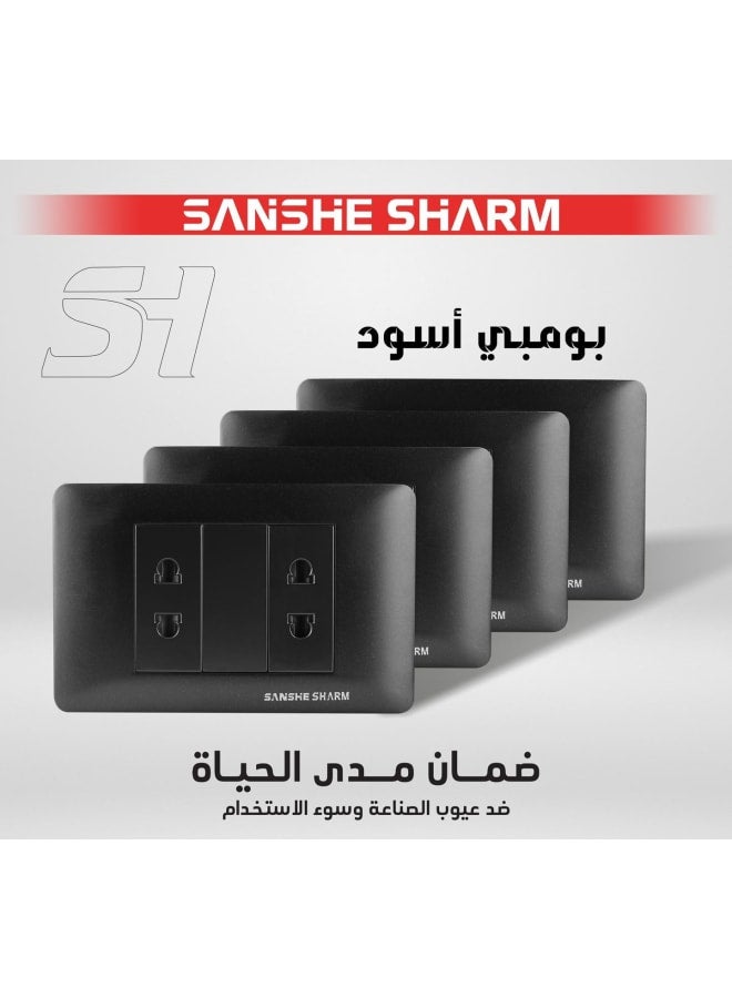 Sanshe sharm Black matte socket 16A - Sanshe Sharm - Image 2