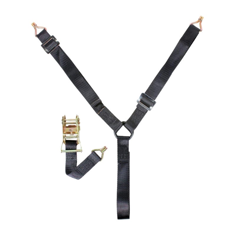 Pro Armor A040225 Ratcheting Y-Strap (1.5") (Black) - Image 1