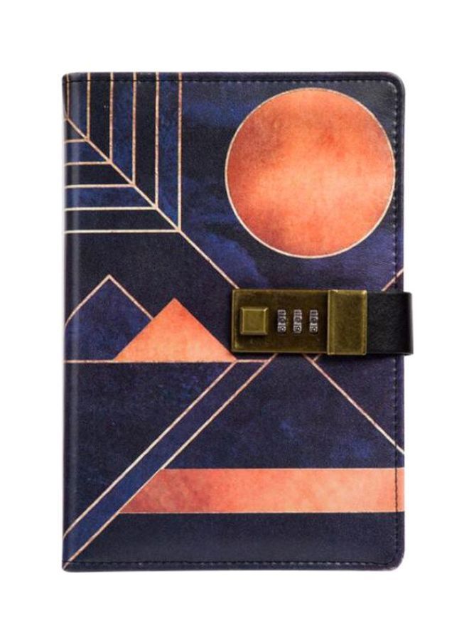 نيبمينينت مفكرة مزوِّدة بقفل أسود / برتقالي أبيض - Image 1