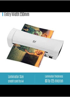 OSMILE OSMILE SL200 A4 A5 A6 Laminator Machine Hot and Cold Laminating Machine Two Rollers A4 Size for Document Photo Picture Credit Card Home School Office Electronics Supplies  - Image 5