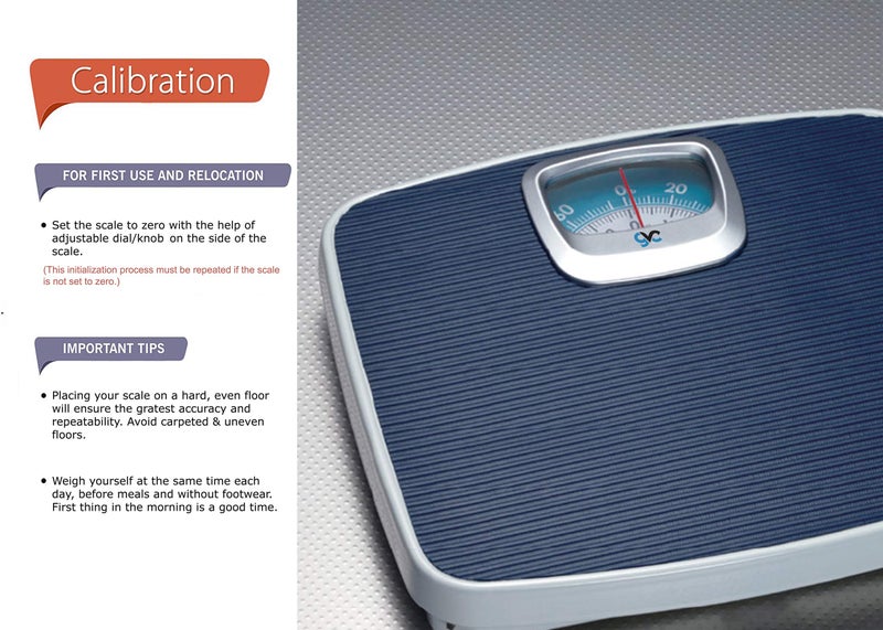 GVC Deluxe Personal Weighing Scale Analog Mechanical - Image 2