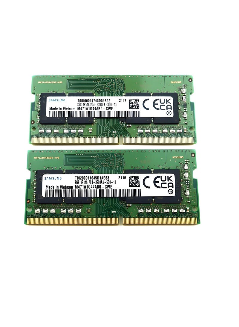 Samsung Memory Kit 8GB DDR4 RAM - M471A1K43EB1-CWE - Green for Computer and Laptop - Image 1