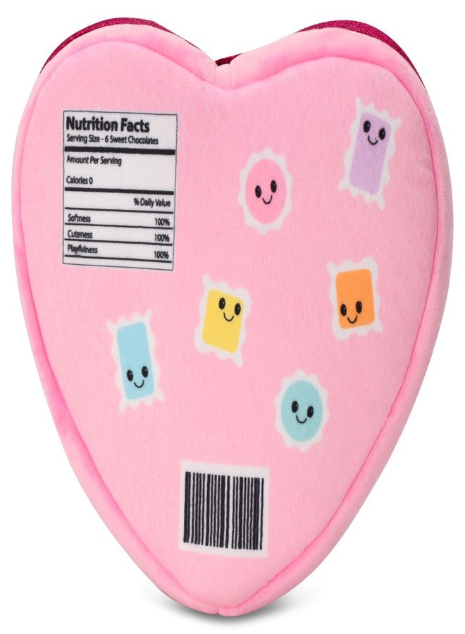 iscream Heart Shaped Plush Box of Chocolates Play Set with Glitter and Embroidered Accents - Image 4