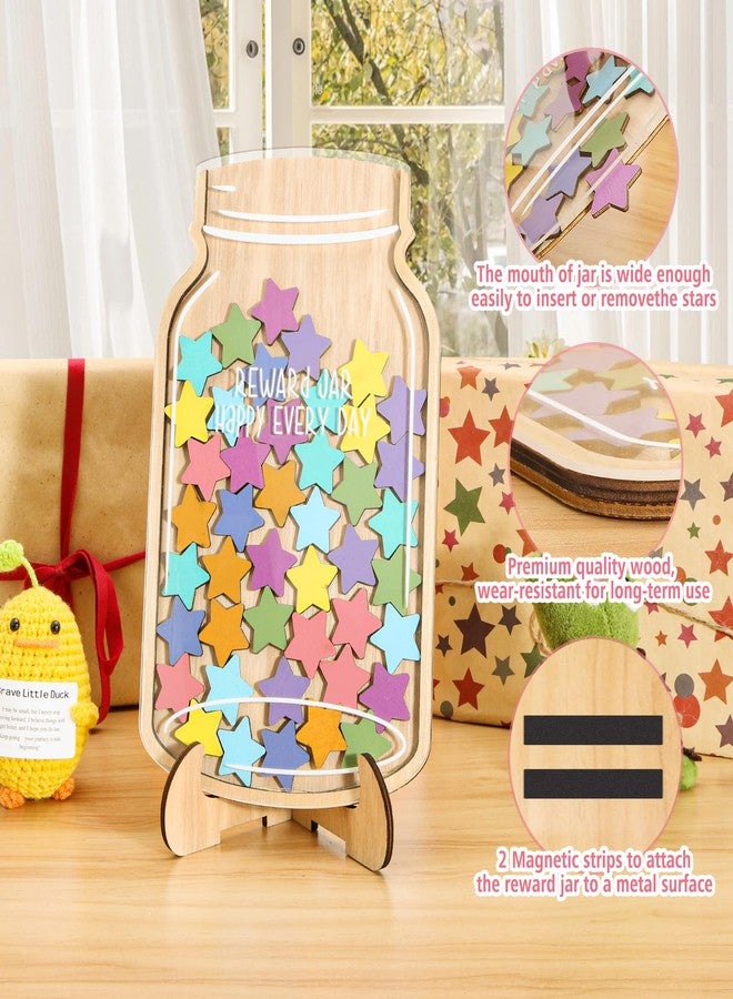 GoClimber Magnetic Reward Jar, Star Jar Reward System for Kids, Behavior Management Classroom Board Tools, Reward Chart for Kids Students at Home Classroom - Image 5