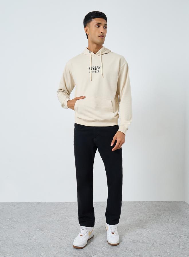 Styli Eco-Earth Relaxed Fit Back Printed Hoodie - Image 2