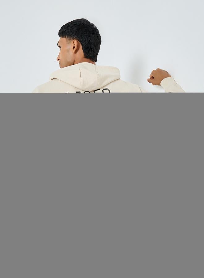 Styli Eco-Earth Relaxed Fit Back Printed Hoodie - Image 1