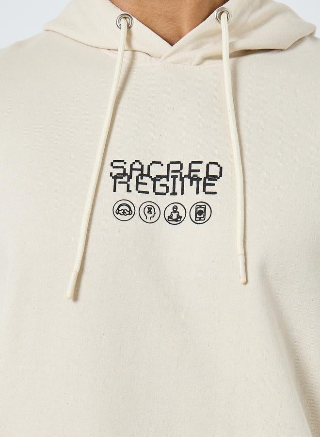 Styli Eco-Earth Relaxed Fit Back Printed Hoodie - Image 4