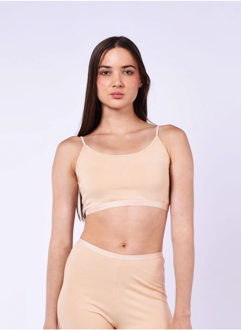 COMODO comodo strap sports bra egyptian cotton 100% 