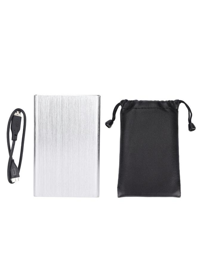 Thoraya YD0028 Portable External Hard Drive HDD USB3.0 Compatible with Mac os XP Win7 Win8 Win10 Linux Silver 500GB  - Image 1