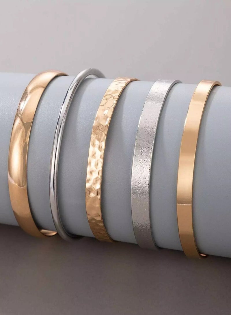 5pcs Minimalist Bangle  - Image 1