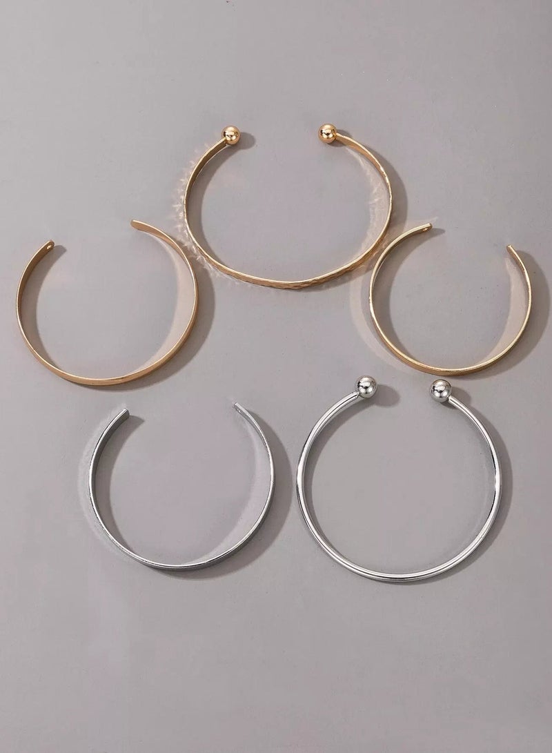 5pcs Minimalist Bangle  - Image 2