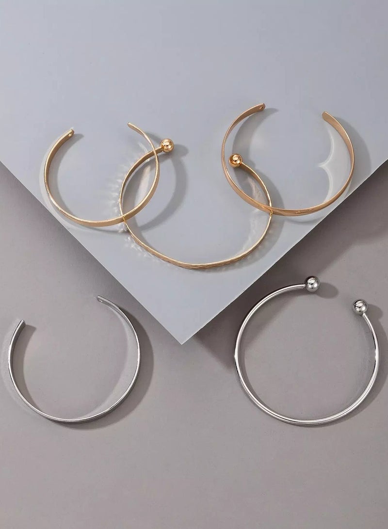 5pcs Minimalist Bangle  - Image 3