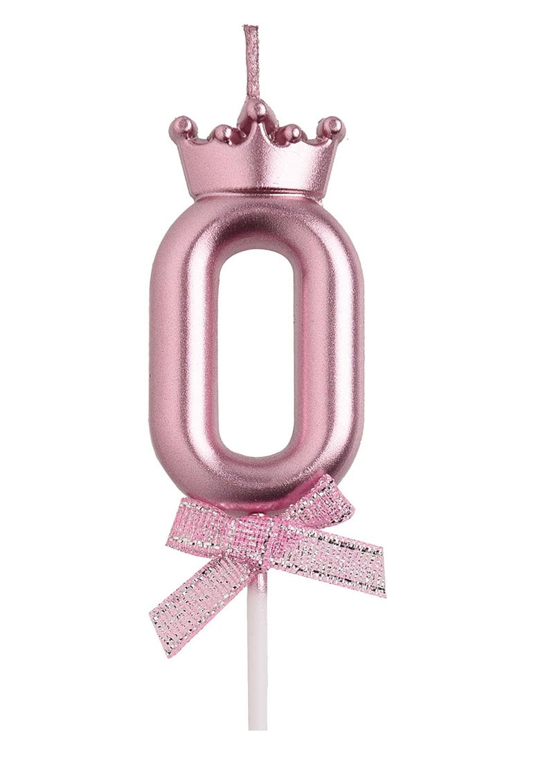 Number Birthday Candles, for Cake Decoration,Birthday,Wedding Anniversary, (Number 0) - Image 1