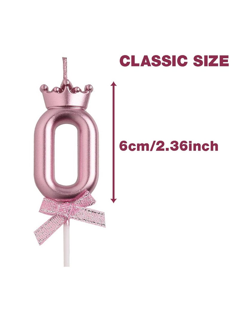 Number Birthday Candles, for Cake Decoration,Birthday,Wedding Anniversary, (Number 0) - Image 2