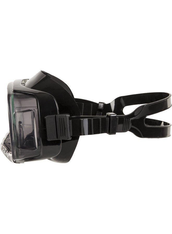 Ist Imperial Panoramic View Hands Free Water Clearance Mask (Black Silicone) - Image 4