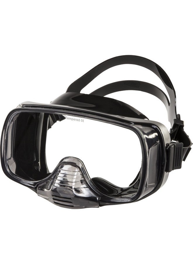 Ist Imperial Panoramic View Hands Free Water Clearance Mask (Black Silicone) - Image 3