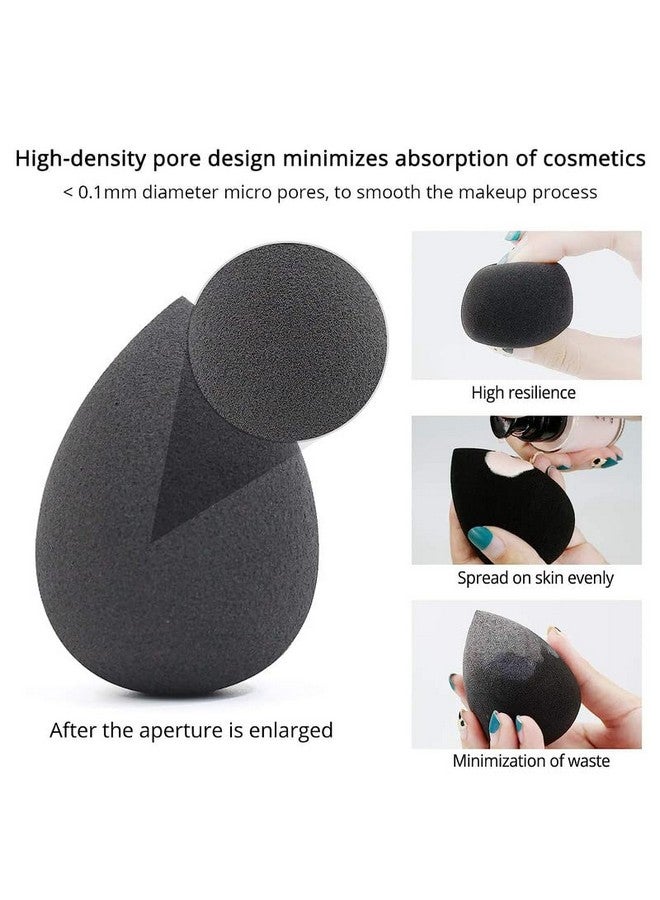 Belicia 3 Pcs Makeup Sponges, Foundation Blending Beauty Sponge, Dry & Wet Use For Powder Cream Or Liquid Application (3 Pcs, Multi-Colored) - Image 5